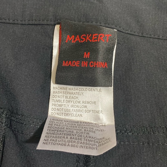 MASKERT Men’s Waterproof Stretch Cargo Shorts w UPF 50+ Size M - Picture 6 of 8
